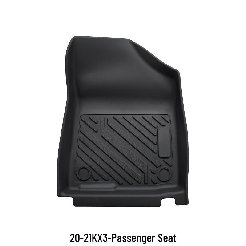 Износостойкие ТПЭ коврики для пола для Kia KX3 2020-2021 - Прочные, Устойчивые к истиранию, Легко моющиеся