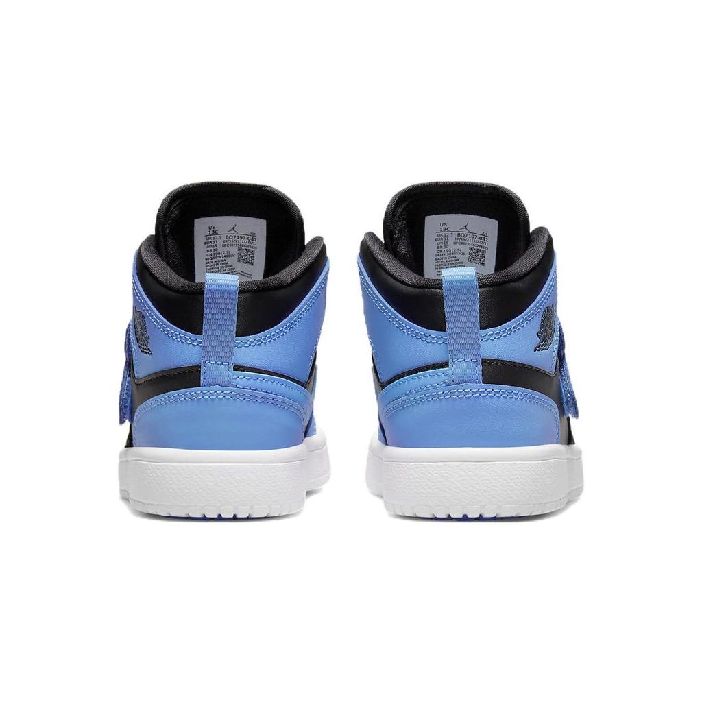Air Jordan Sky Jordan 1 PS Черно-синие Детские Баскетбольные Кроссовки BQ7197-041