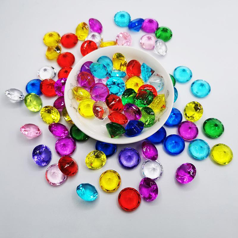20Pcs 19Mm Diameter Crystal Glass Diamond Beads Feng Shui Sphere Home Vase Decor Wedding Diy Craft Beautiful Ornament Gift
