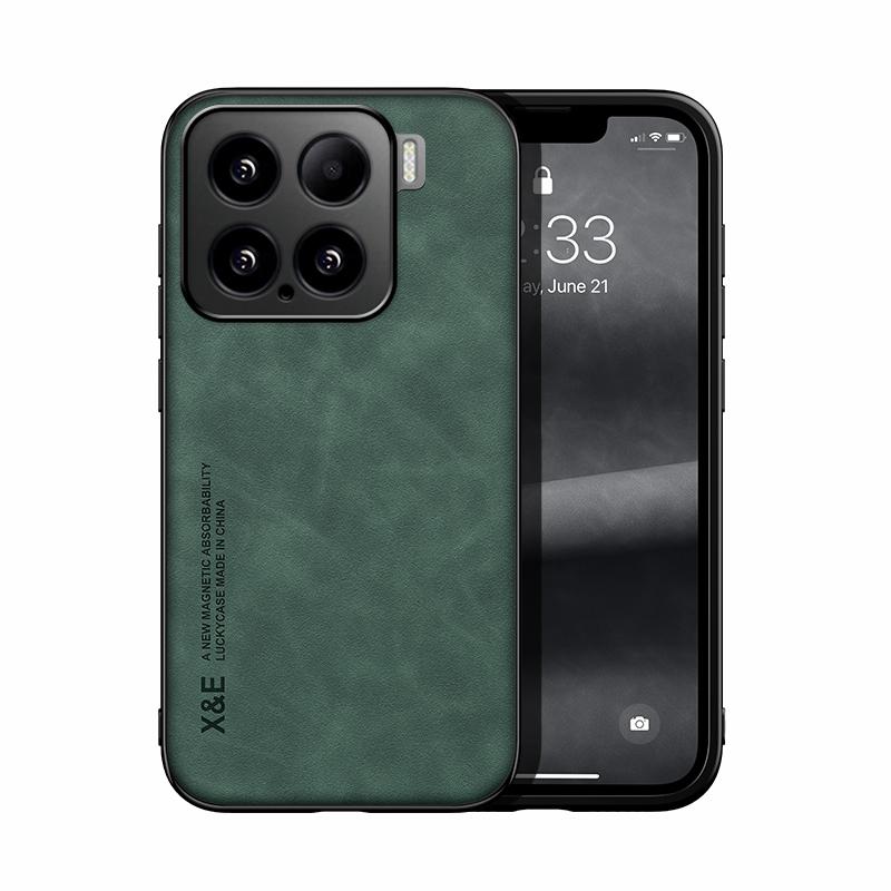 Для Xiaomi 15, 15 Pro Чехол Ударопрочный Кожаная Текстура Шелковистое Ощущение Чехол С Магнитной Притяжкой внутри Для Xiaomi Mi 15
