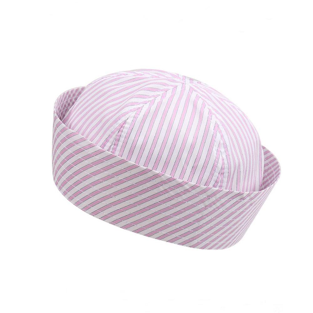 New Stripe Cosplay Sailor Hat Comfortable Lightweight Stage Performance Hat Thin Breathable Beret Unisex