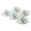 Noritake Cup Saucer Set 250cc English Herbs Microwave Safe 5 Time Bone China & (Coffee Tea) F97887/4942