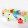12Pcs Badminton Shuttlecocks Vibrant Color Reusable Lightweight Portable Training Badminton for Kids Entertainment