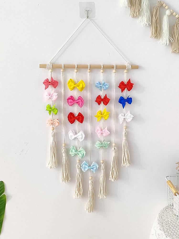 Настенный гобелен, украшение для дома, стены, сделай сам, фоторамка, настенный гобелен для хранения открыток, ручной работы, богемный этнический шикарный гобелен с кисточками