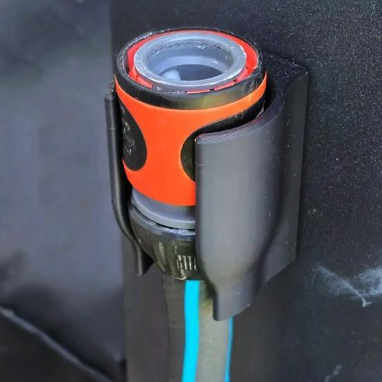 2Pcs Wall Mount Hose Head Holder Weather-proof Anti-slip Outdoor Backyard Lawn Gardening Water Hose Spray Nozzle Storage Bracket