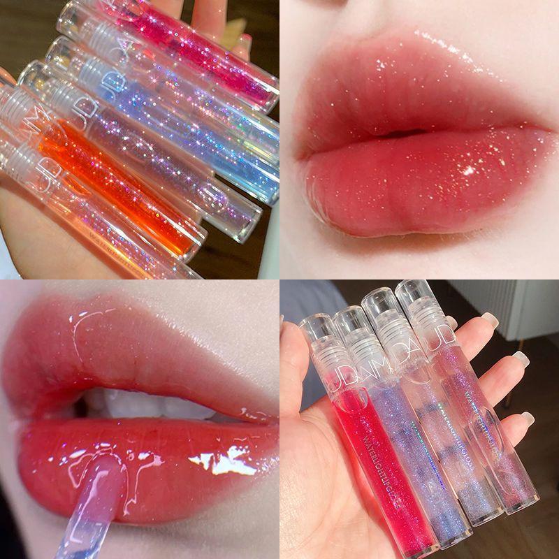 Mirror Hydrating Glass Lip Gloss Lip Gloss Moisturizing and Hydrating Lip Glaze Lip Balm Lip Oil Lip Balm Waterproof Lipstick Lasting Setting Makeup