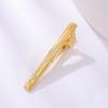 Metal Gold Color Tie Clip For Men Wedding Necktie Tie Clasp Clip Gentleman Ties Bar Tie Pin For Men'S Accessories