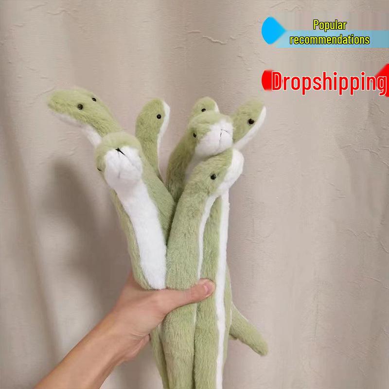 Милая причудливая плюшевая тряпичная кукла-змея - Мягкая игрушка для детей и девочек, Талисман-украшение