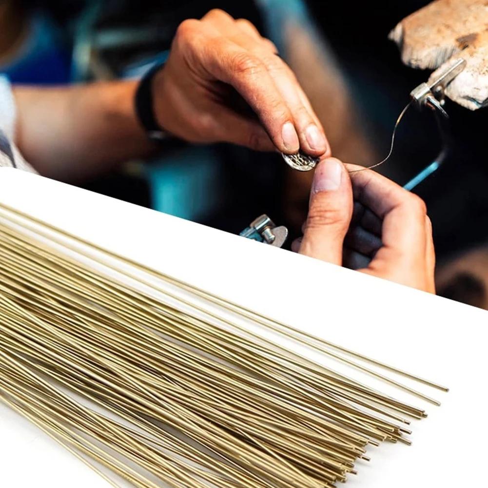 Комплект серебряных сварочных стержней, стержни для пайки для изготовления ювелирных изделий, простой низкотемпературный металлический припой, серебряный сварочный инструмент