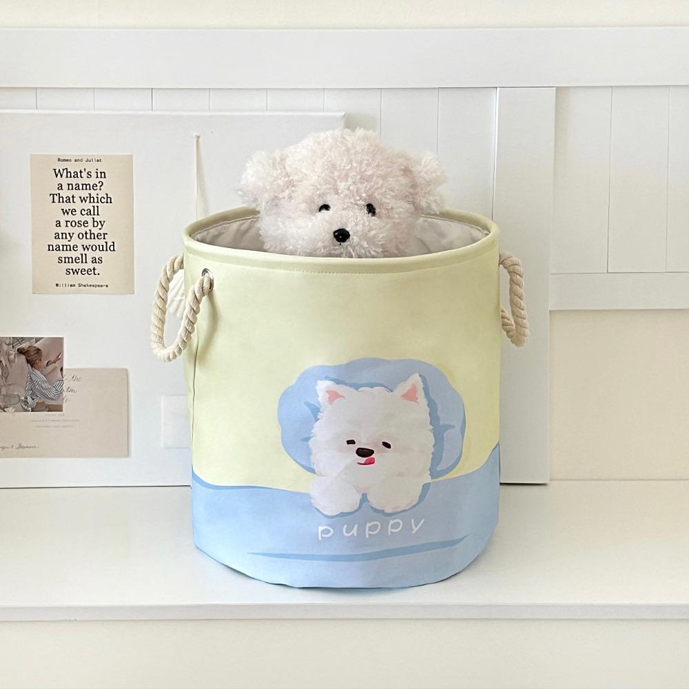 Foldable Toys Storage Basket Cartoon Dirty Clothes Basket Multi-Purpose Laundry Hamper  Kids Room