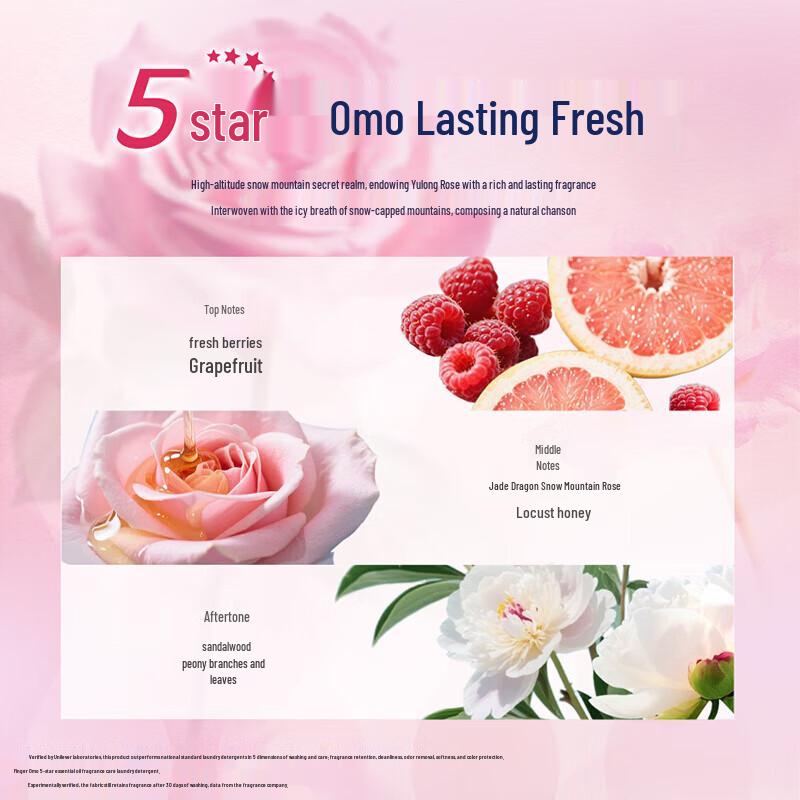 Darlie Gentle Clean Toothbrush & OMO Rose Laundry Detergent Bundle