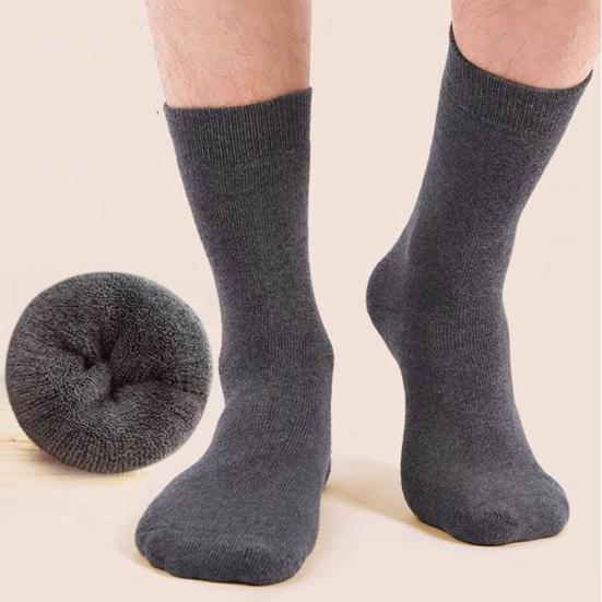 1 Set Winter Hat Scarf Gloves Socks Set Knitted Thick Elastic Great Friction Gloves Windproof Neck Warmer Cold Weather Cycling Socks And Beanie Set