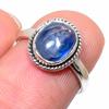 Natural Kyanite Gemstone Handmade 925 Solid Sterling Silver Gift Ring S.6 r6U62