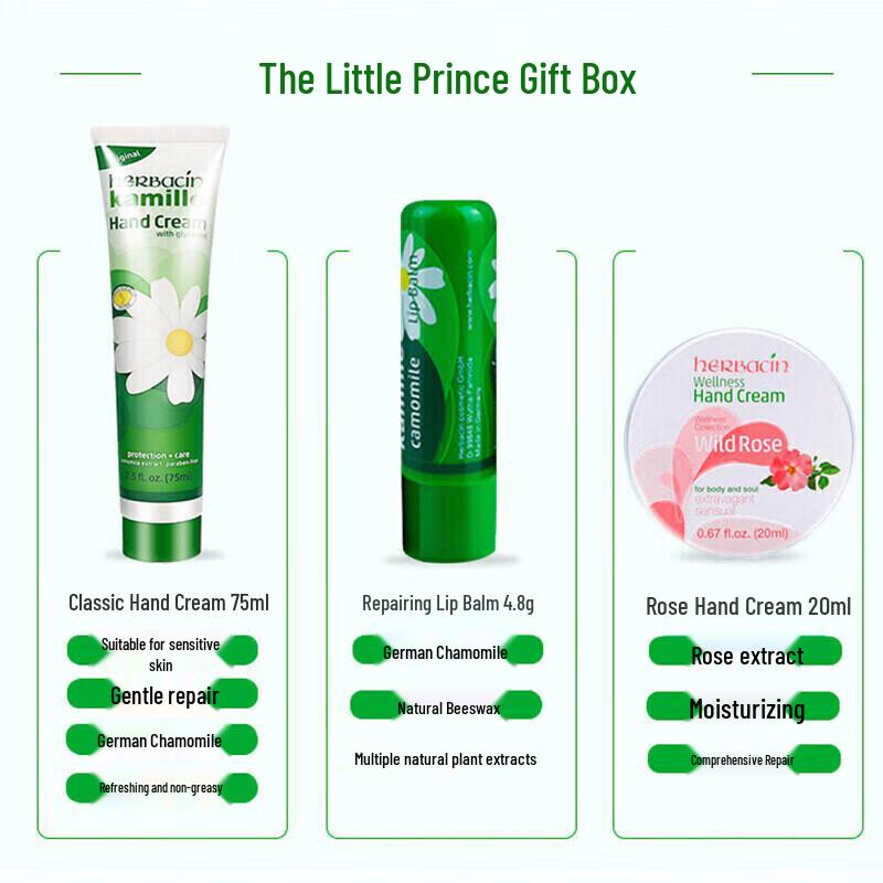 Herbacin The Little Prince Chamomile Hand Cream Set