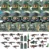 Городской Коммандос Спецназ Военные Фигурки Конструктор SWAT Армия США Украина Солдаты Штурмовая Пехота Щит Оружие Игрушки