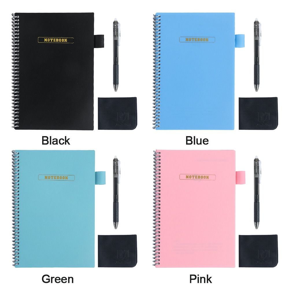 Erasable Painting Whiteboard Journal Diary Memo Blank Notepad Reusable Smart Notebook Planner Book