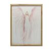 Angelic Beauty In Pink Angelic Beauty In Pink, 40X50 Cm, Gold Aluminum Frame, 230 Gsm Matte Paper