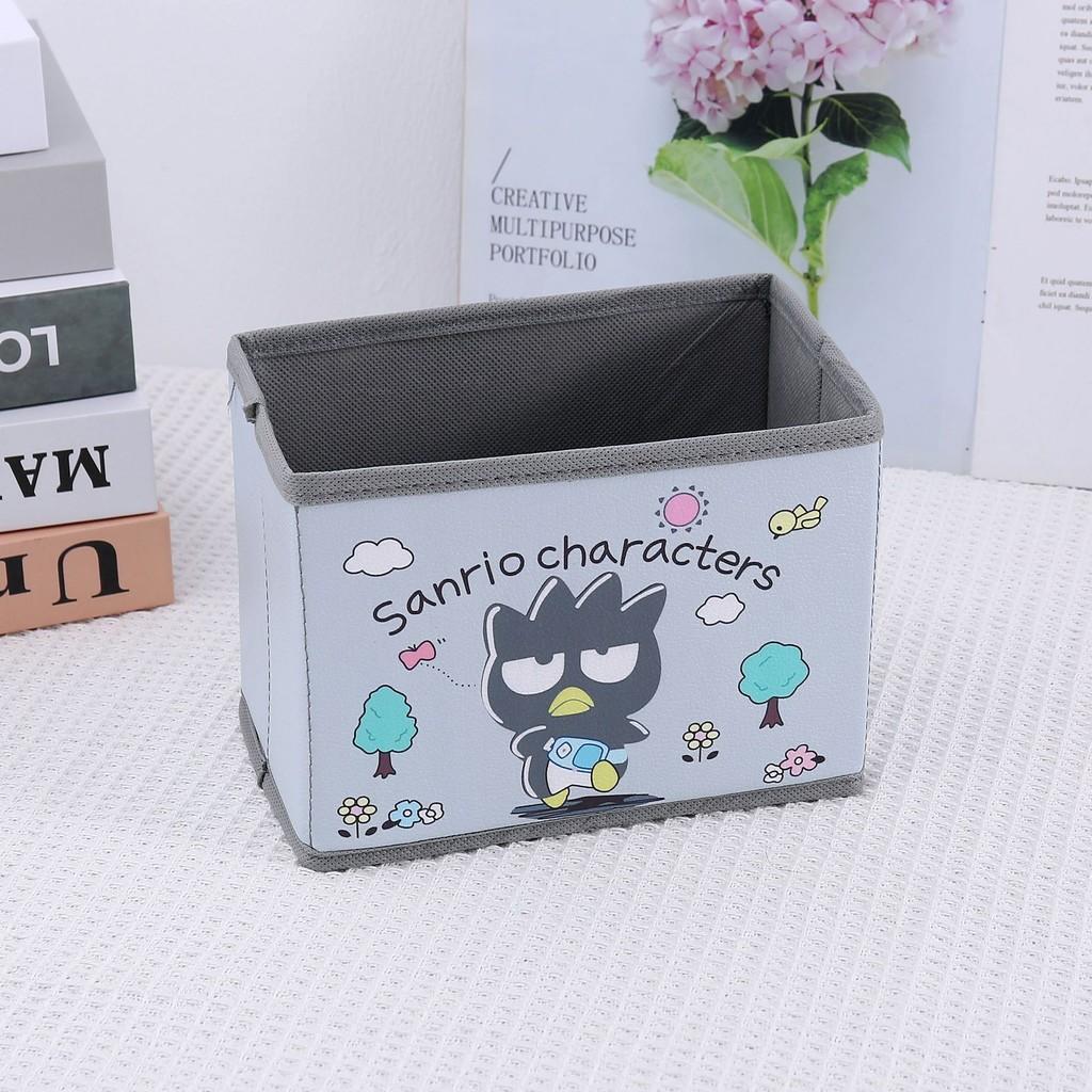 Складная настольная коробка для хранения с рисунком Hello Kitty, Куроми, Синнаморолл, Мой Мелоди для офиса и спальни, для наведения порядка