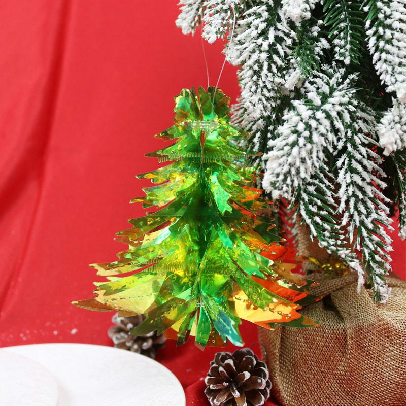 Iridescent Snowflake Honeycomb Ball Ornament - Colorful Christmas & Spring Decoration Prop
