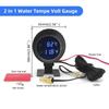 26mm/28mm Electronic Water Temp Gauge 2 IN 1 Digital Temperature Sensor  Motorcycle