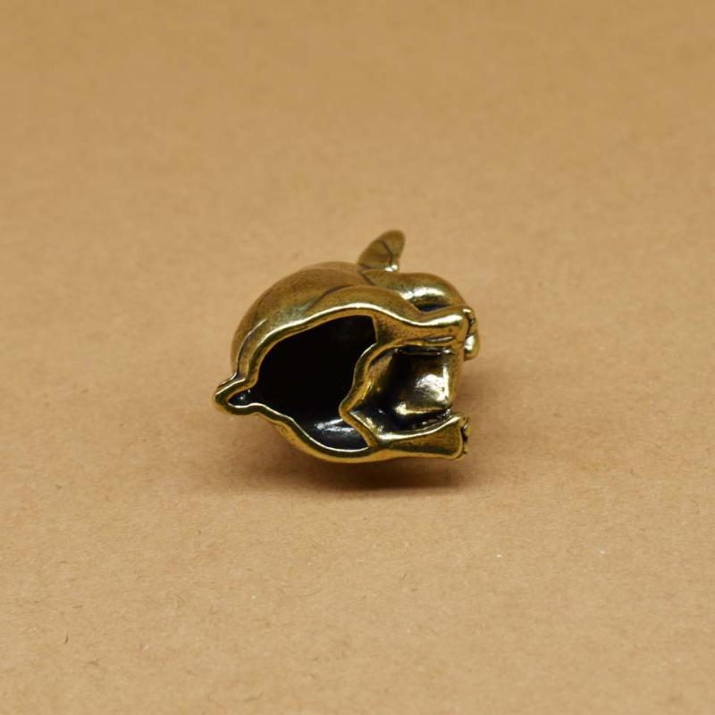 Vintage Brass Dogs Ornament Solid Copper Pug Figurines Feng Shui Collection Statues Desktop Tea Pet Home Decor