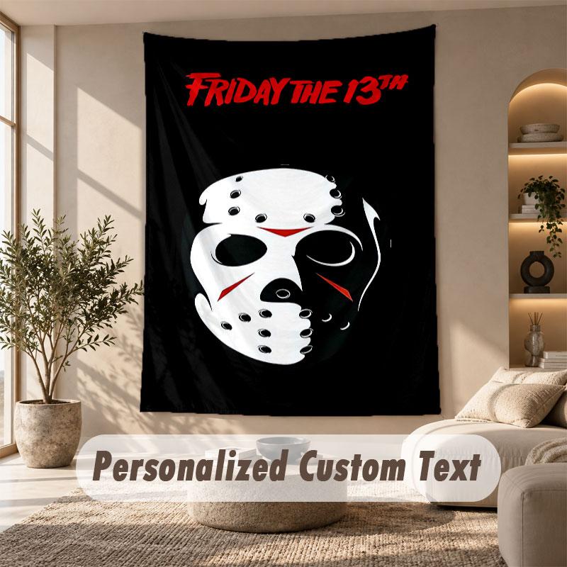 Wall Hanging Tapestry Art Cloth Bedroom Room Background DecorFriday the 13th Jason Voorhees