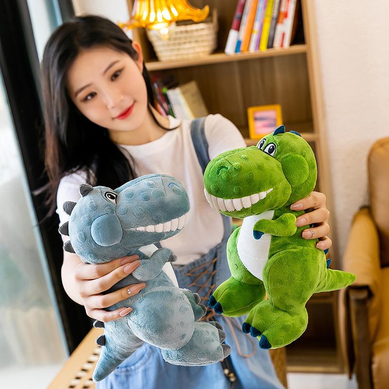 Cartoon Dinosaur Doll Creative Bean Doll Dinosaur Plush Toy Big Tooth Dinosaur Plush Toy Sleeping with Rag Doll