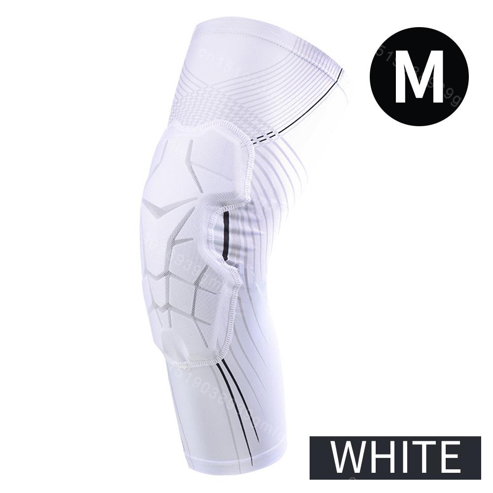 1 шт. утолщенная защита спортивные наколенники мужские эластичные наколенники поддержка фитнес снаряжение баскетбольный бандаж протектор мужские нескользящие накладки