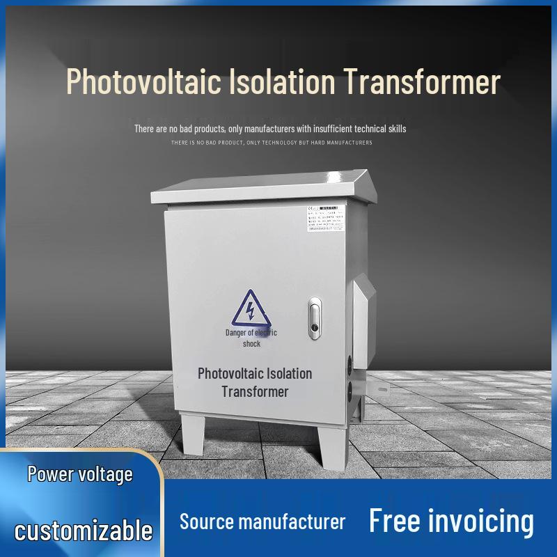 IP54 Waterproof 5KVA Three-Phase Isolation Transformer, 380V-400V Input, 800V Withstand, for PV Grid Connection.