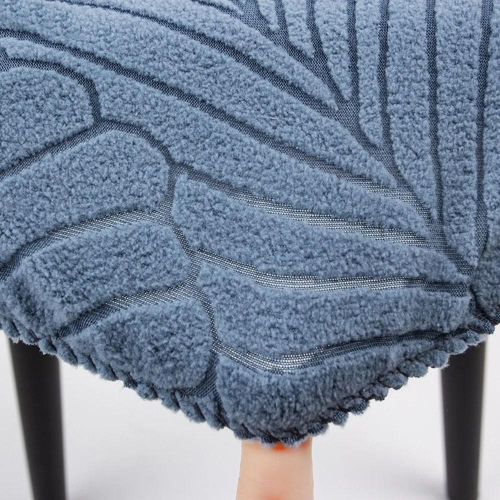 1Pc Washable Chair Seat Cover Elastic Square Stool Case New Seat Cushion Covers  Dining Chair