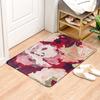 Дверной коврик, нескользящий напольный коврик, домашний ковер, коридор, ванная комната, кухня, дверной коврик, красивый цветочный коврик для крыльца