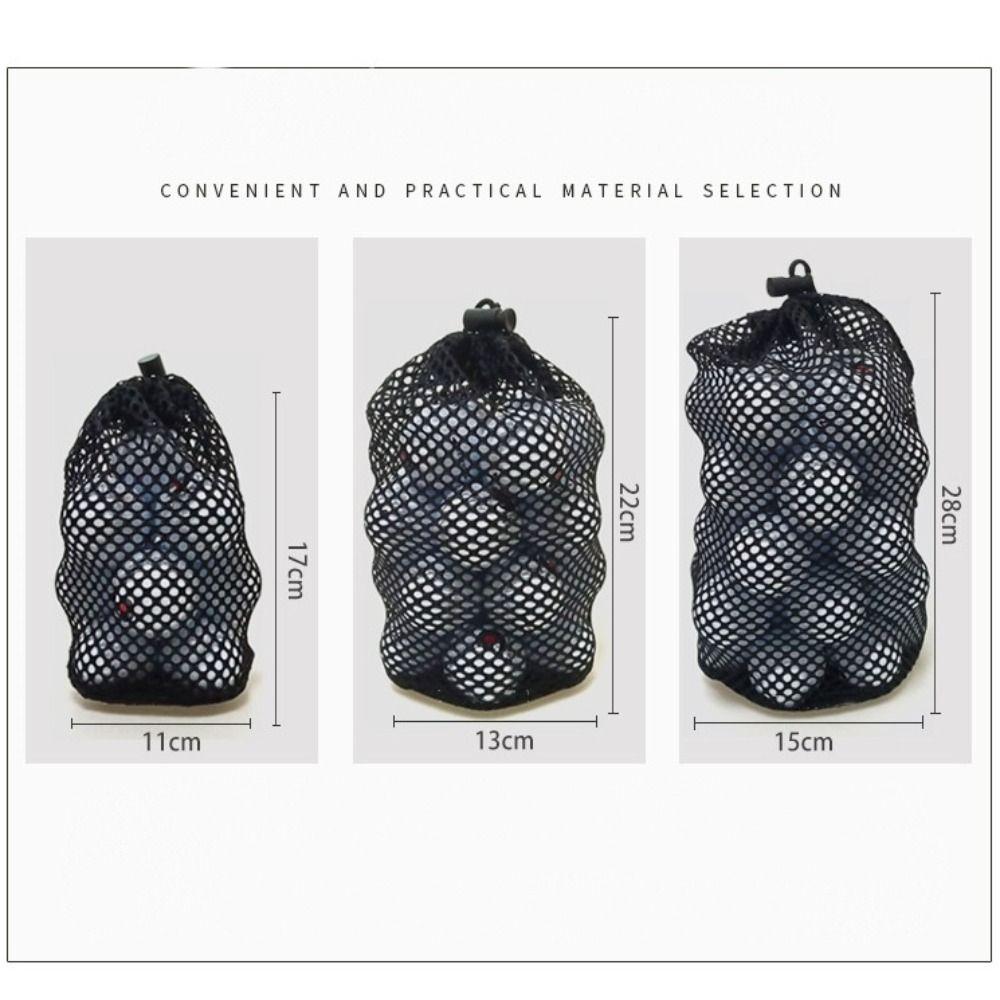 Net Nylon Carrying Bag 16/32/56 Ball Golf Mesh Bag Golf Ball Bags Golf Storege Bag Drawstring Pouch