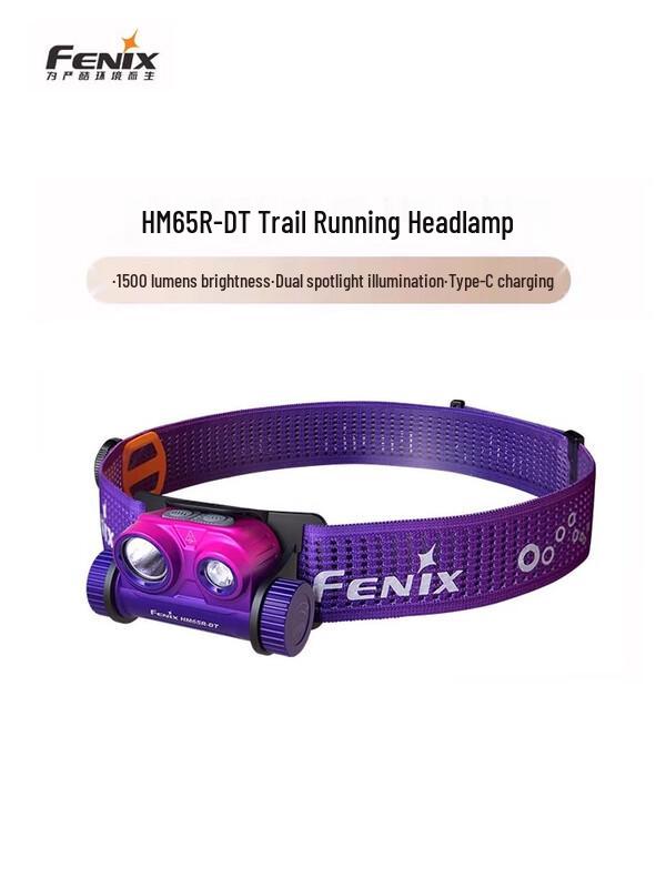FENIX HM65R-DT Rechargeable Trail Running Headlamp