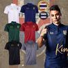 THAILAND National Football Soccer Training JERSEY CHEER Fan Version Quick Dry Shirt Polo Collar Polyester Spandex Short Sleeve Unisex Men Women