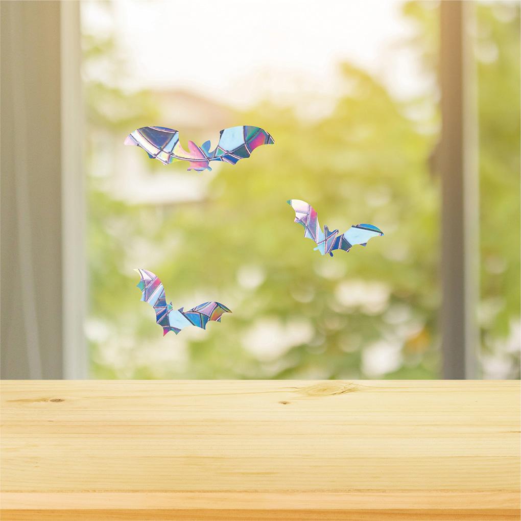 Наклейка на окно Радуга многоразовая в форме статического удара против столкновений стеклянная наклейка для спальни ловец солнца для домашнего декора