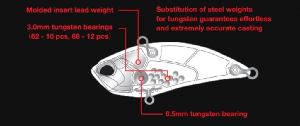 DUO Realis Vibration 68 G Фиксированная тонущая приманка AJO0091 (0625)