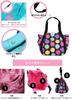 [Hannah Hula] Sports Round Tote Bag/Colorful Apple