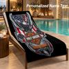 Пляжное полотенце с принтом Harley-Davidson и индивидуальным текстом, большое полотенце для дома, ванной комнаты, пляжа