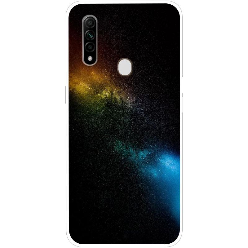 Для OPPO A31 OPPOA31 чехол Мягкая силиконовая задняя крышка чехол для телефона с рисунком Звездное небо