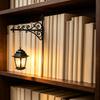 Светодиодные полки для чтения для книголюбов, Акцентное освещение для библиотеки, уголка для чтения и книжных полок, Теплая комнатная лампа с подвесной черной рамой для