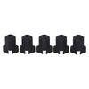 5 Pcs 3D Printer Hotend Silicone Sock Black High Temperature Resistant Thermal Insulation Anti