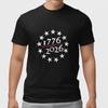 1776 2026 Футболка Америка 250-летие Патриотическая Графическая футболка США