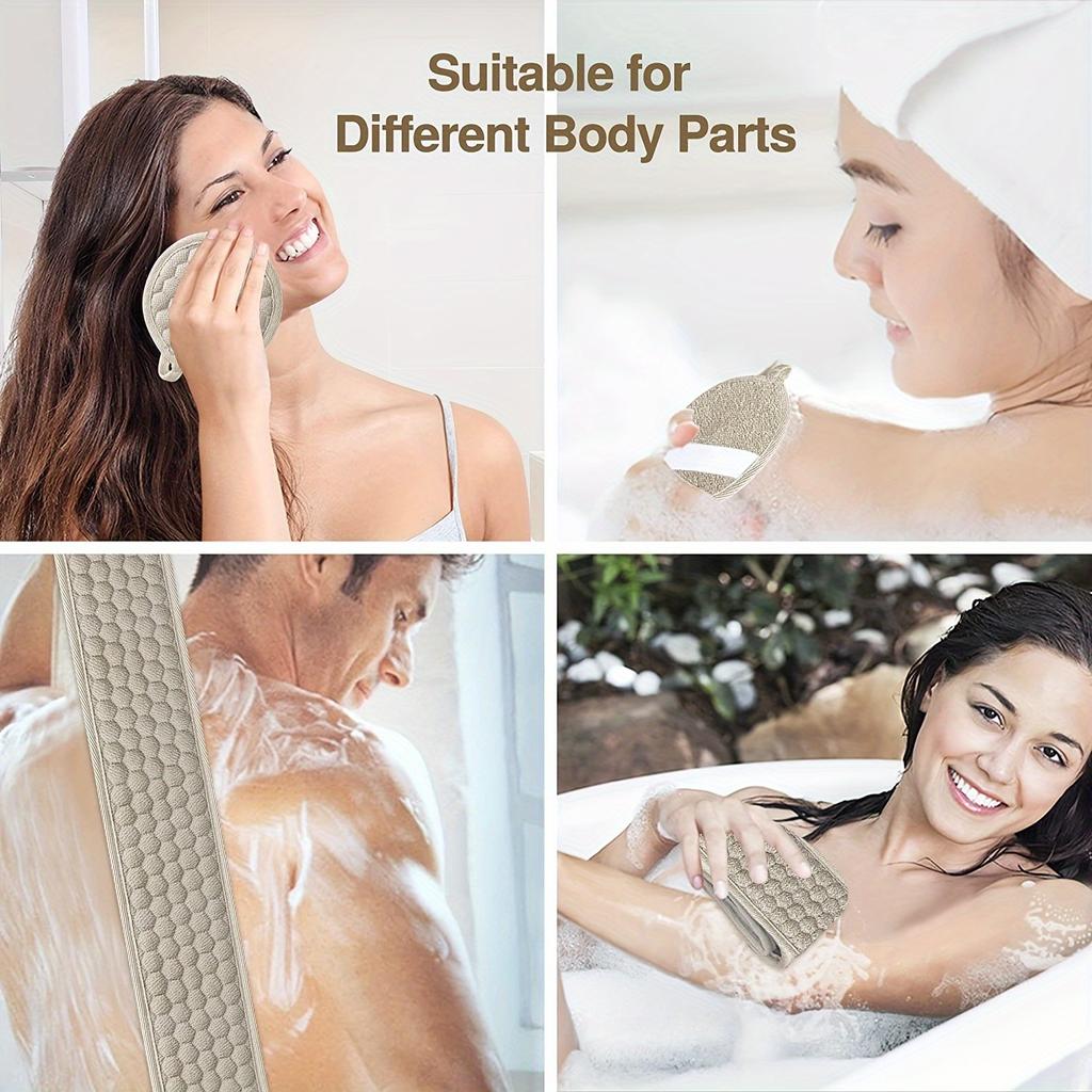 1 банное полотенце для глубокого очищения и релаксации в душе или ванной - идеально подходит для мужчин и женщин