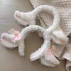 Плюшевые повязки на голову с головой ягненка, пушистые мультяшные ушки животных, обруч для волос, пушистые милые аксессуары для волос, костюм для вечеринки, реквизит для фото