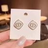 Trendy S925 Silver Needle Stud Earrings - Simple, Versatile Jewelry for Women
