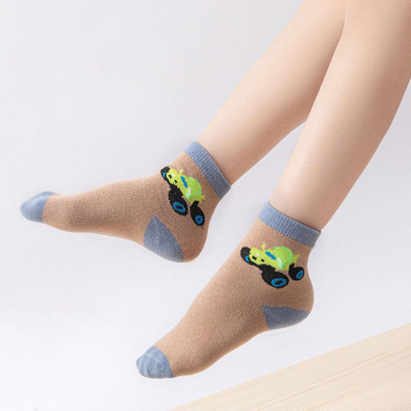 5 Pair Lot Anime Socks For Children Funny Socks For Boys Sport Socks Cotton