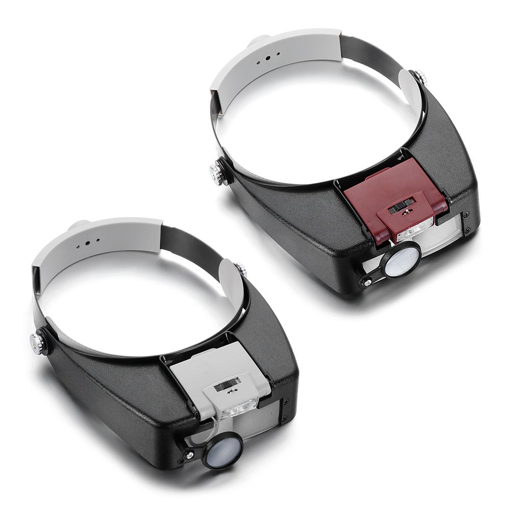 Светодиодный освещенный козырек Ювелирные инструменты Лупы для ремонта Ювелирная лупа