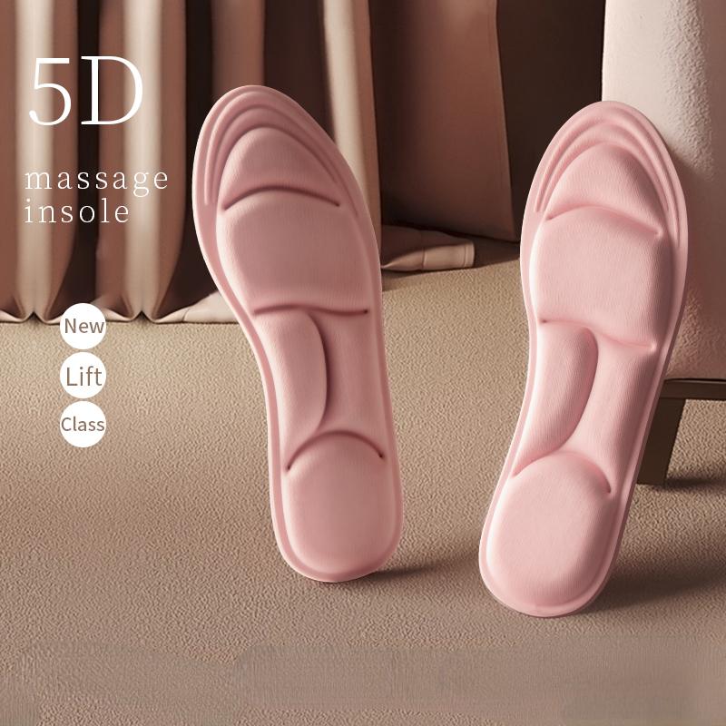 5D спортивные стельки из пены с эффектом памяти для обуви, женские и мужские дышащие стельки для бега, ортопедические стельки для ухода за ногами