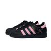adidas Оригинальные SUPERSTAR Низкие Скейтбордические Кроссовки Унисекс Черные Розовые EG4959(Команда551-)