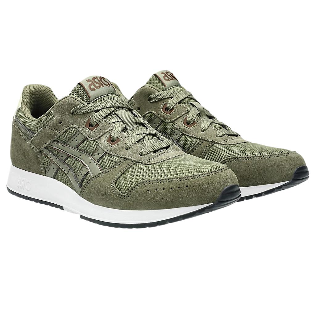 Asics Lyte Classic Низкие кроссовки для бега Унисекс Зеленые кроссовки 1203A611-302